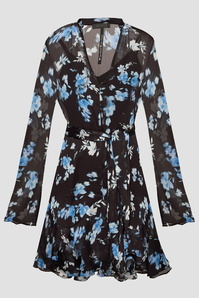 GUESS SIBILLA LS BELT DRES