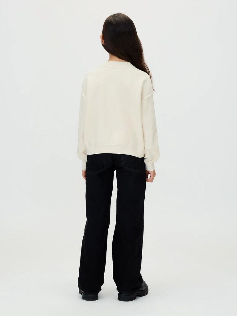 CALVIN KLEIN SCRIPT LOGO GRAPHIC CN SWEATER