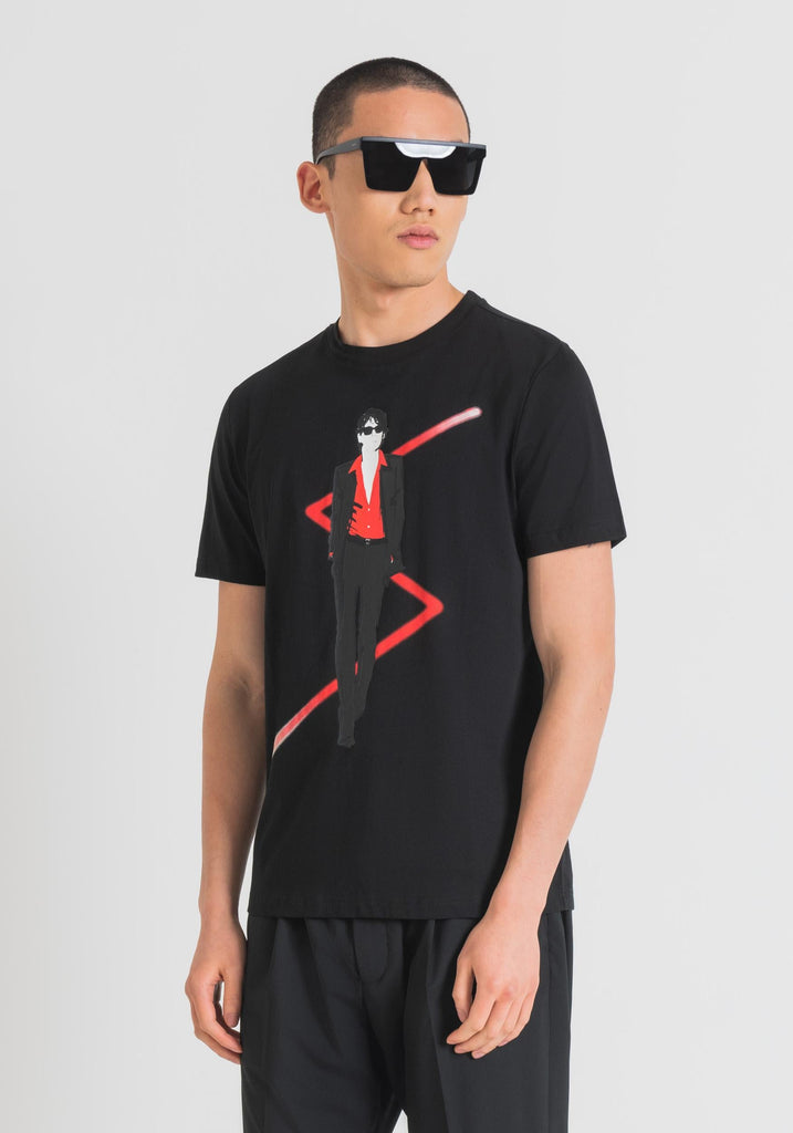 ANTONY MORATO T-SHIRT REGULAR FIT IN JERSEY