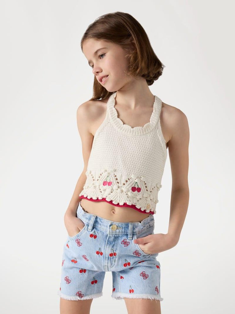 GUESS RIGID DENIM SHORTS W