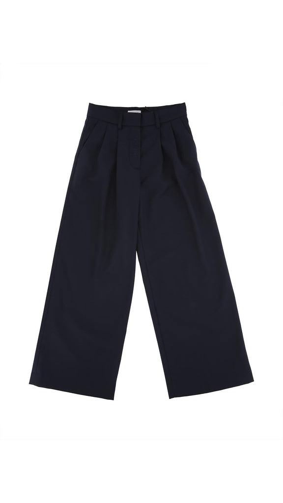 PINKO PANTALONE CON RICAMO IN FRESCO LANA