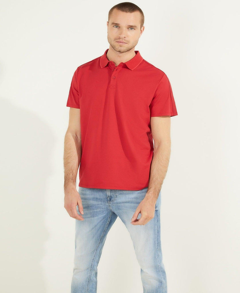 GUESS SS PAUL PIQUE TAPE POLO