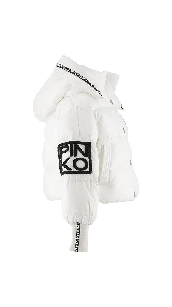 PINKO GIUBBOTTO IMBOTTITO CON LOGHI PINKO