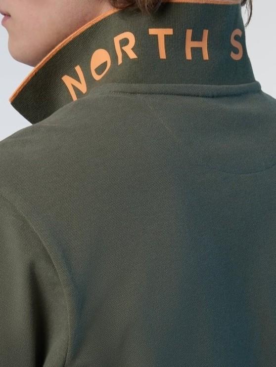 NORTH SAILS POLO SHORT SLEEVE COLLAR W/STRIPED IN CONTRAST