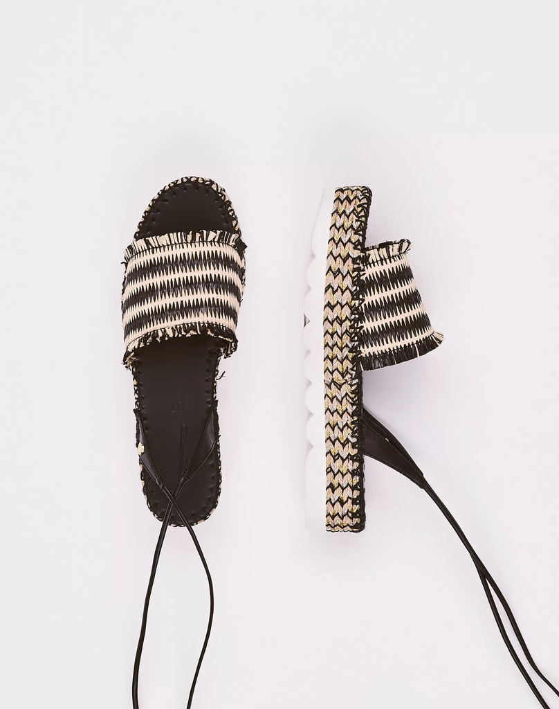 MANILA GRACE ESPADRILLAS RAFFIA