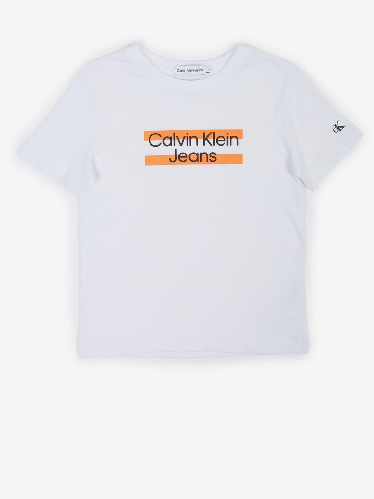 CALVIN KLEIN JEANS MAXI BLOCK LOGO T-SHIRT