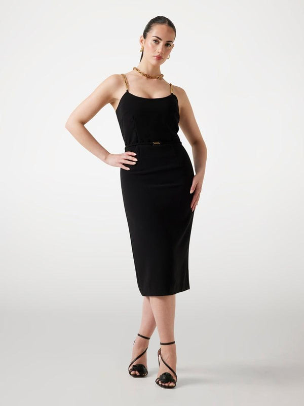 GUESS MARCIANO ELLA SHOULDER STRAP DRESS