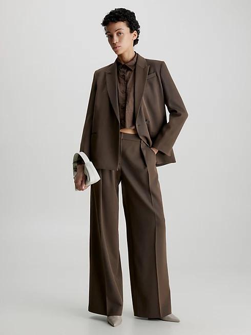 CALVIN KLEIN WOOL TWILL EXTRA WID