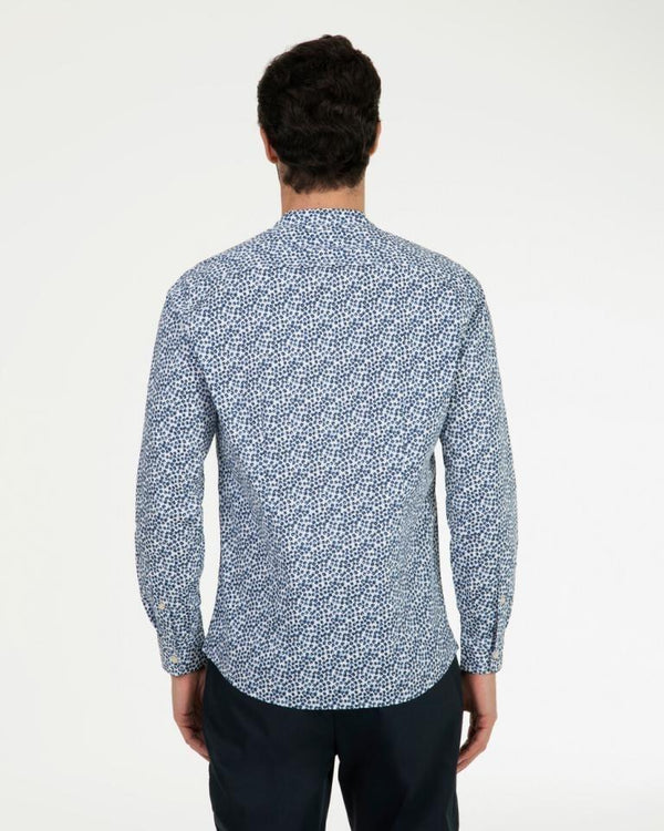MARKUP CAMICIA COREANA M/L POPEL.STRETCH ST.MICRO FIORATA