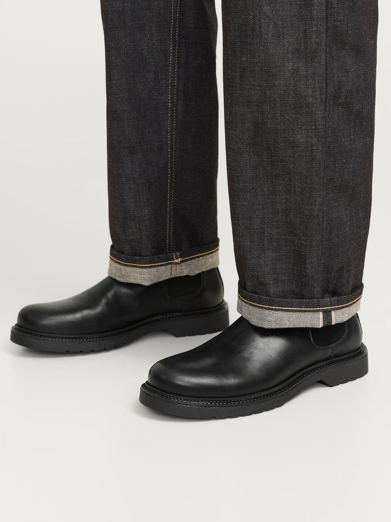 JACK AND JONES JFWVAUXHALL LEATHER CHELSEA BOOT SN