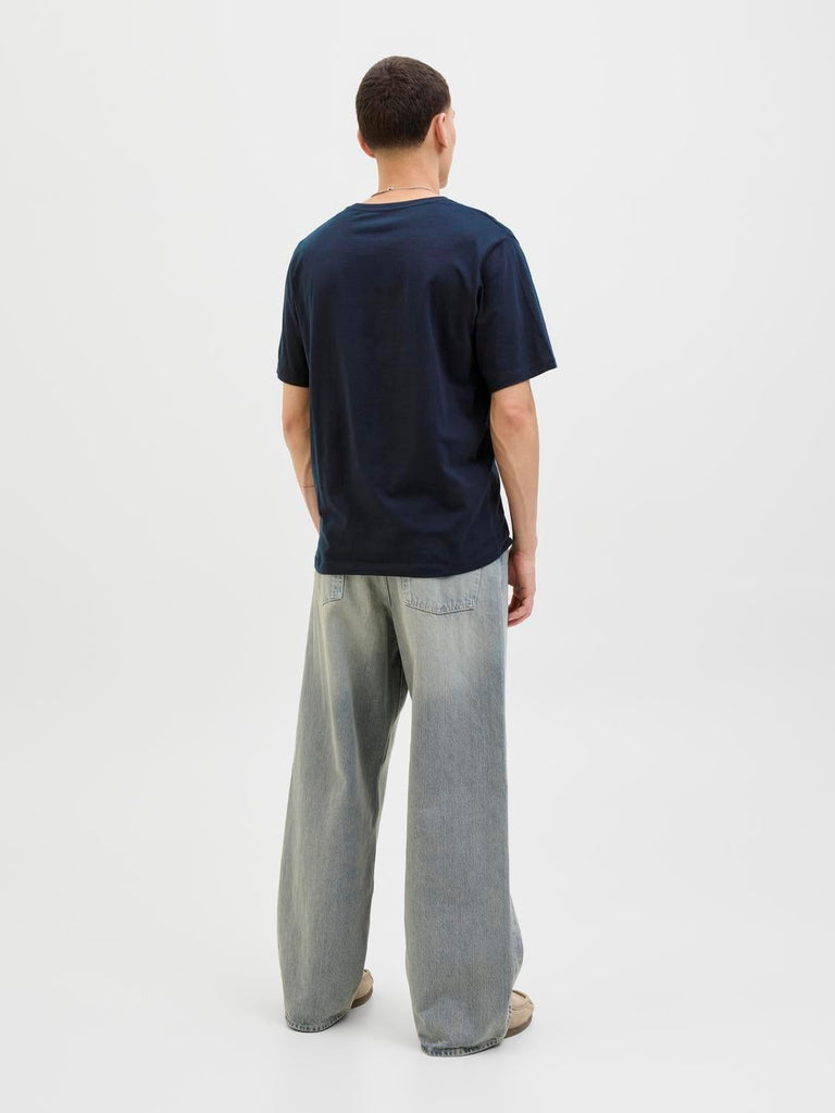 JACK AND JONES JJELOGO TEE SS O-NECK 2 COL AW25 SN