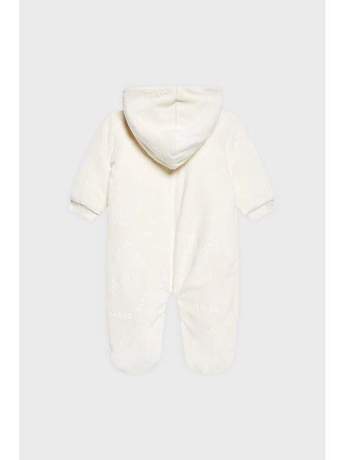 GUESS CHENILLE HOODED PADDED OVERALL