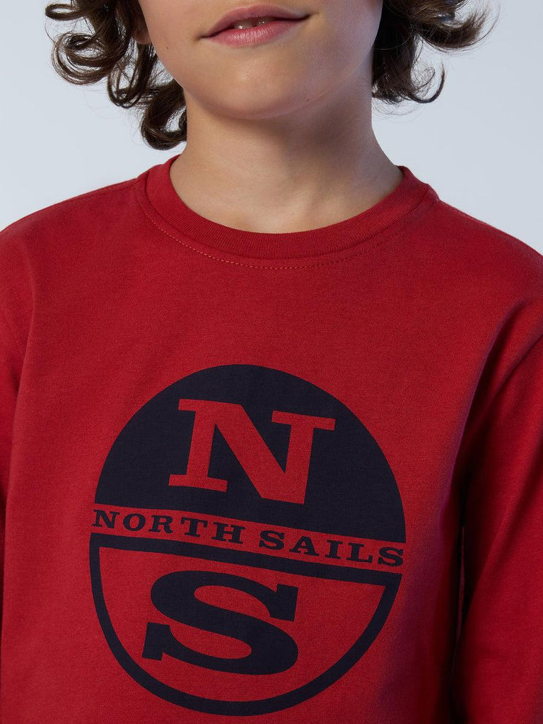 NORTH SAILS LS T-SHIRT WITH GRAPHIC