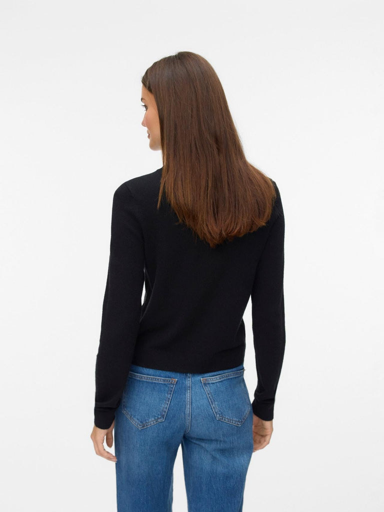 VERO MODA VMVICKY LS O-NECK BUTTON CARDIGAN NOOS