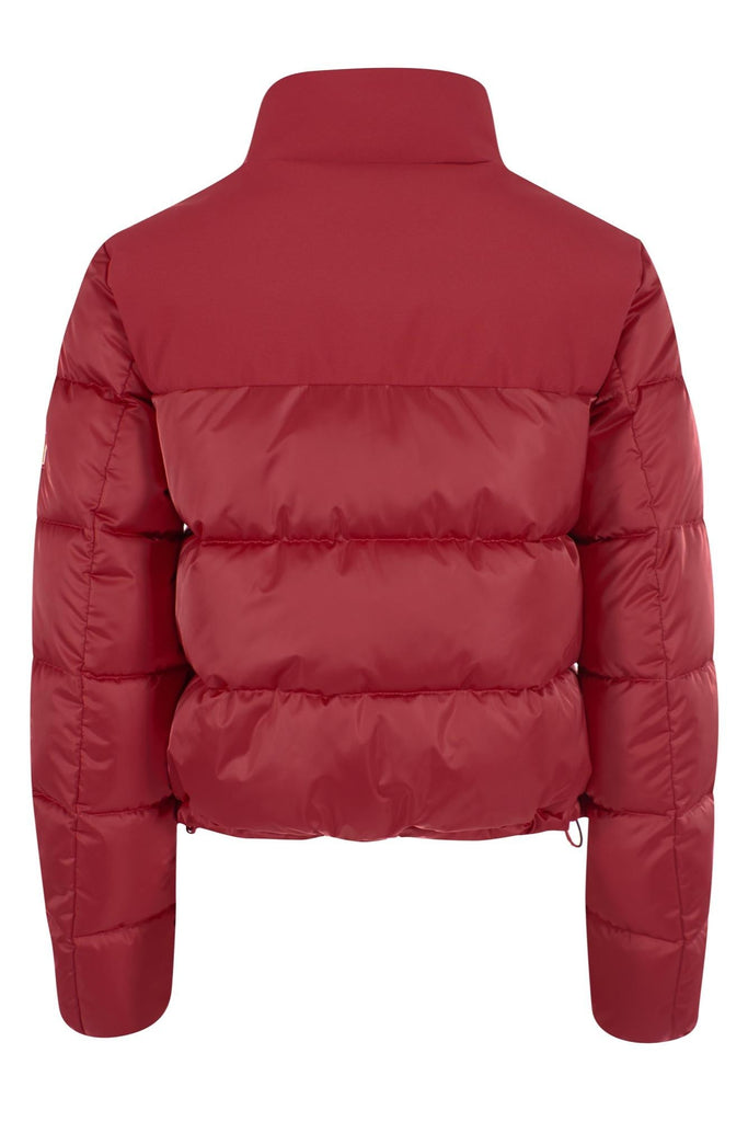YES ZEE GIUBBINO DONNA CROP,OVER CON PARTI IN SOFTSHELL