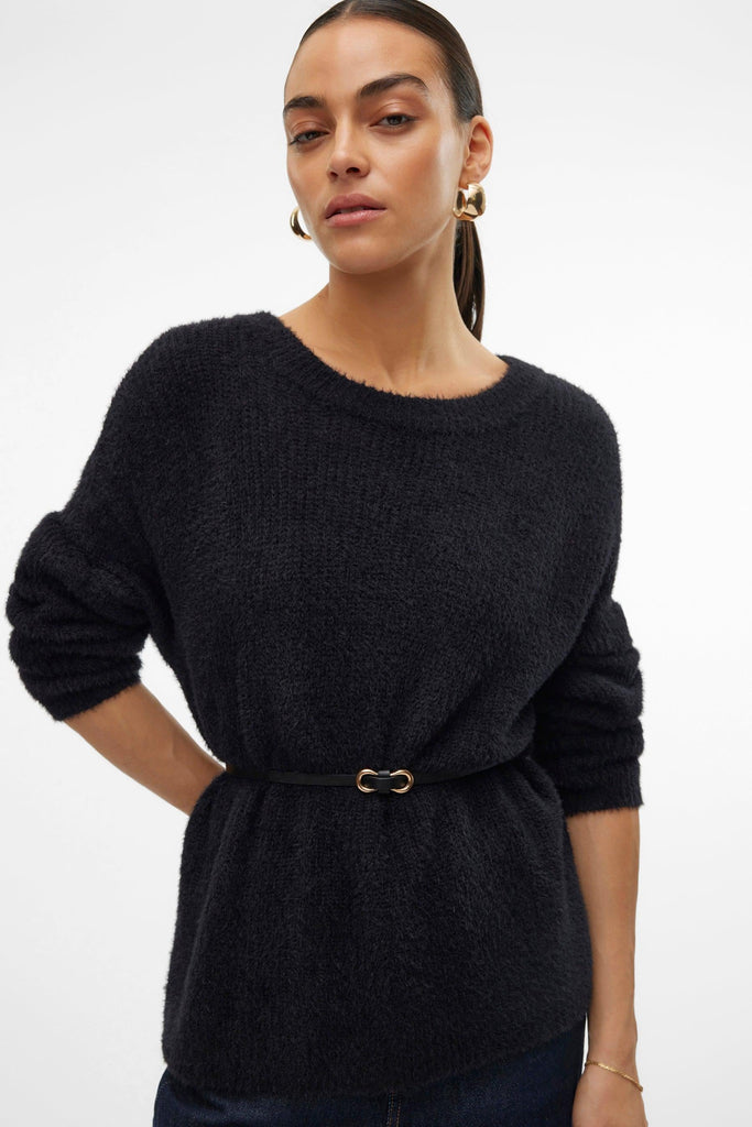 VERO MODA VMPUFF LS O-NECK PULLOVER BOO
