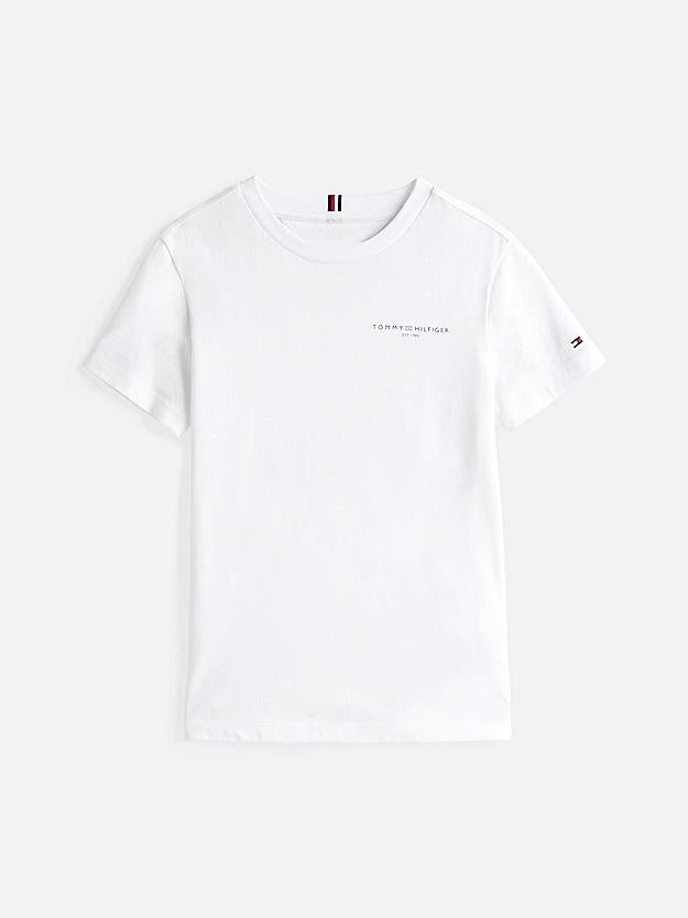 TOMMY HILFIGER U MINI CORP LOGO TEE SS