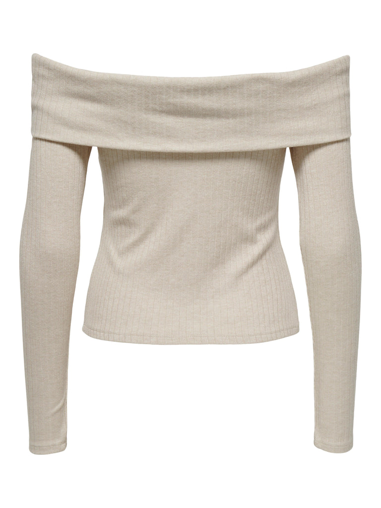ONLY ONLPIPER L/S OFF SHOULDER TOP JRS
