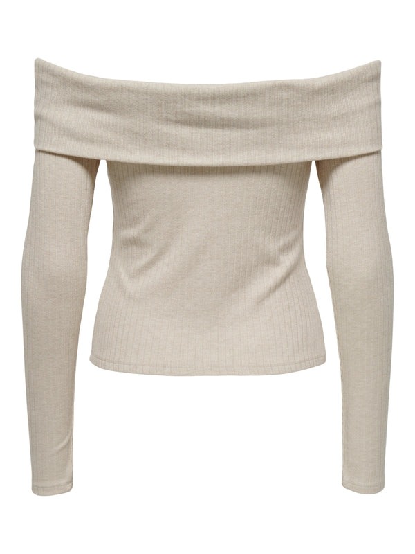 ONLY ONLPIPER L/S OFF SHOULDER TOP JRS