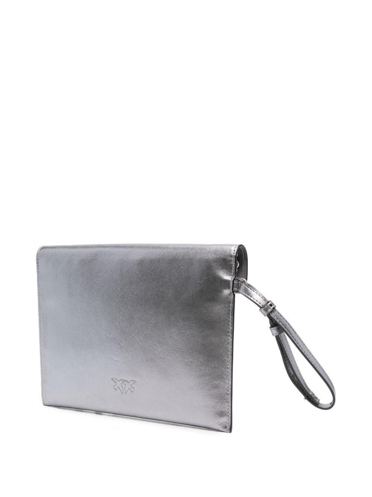 PINKO FLAT PURSE HANDLE METALLIC SUE