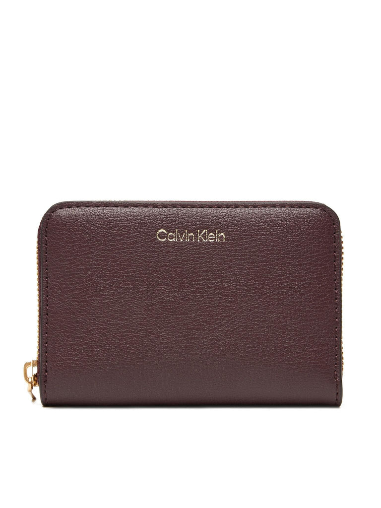 CALVIN KLEIN FOIL LOGO MEDIUM ZIP AROUND