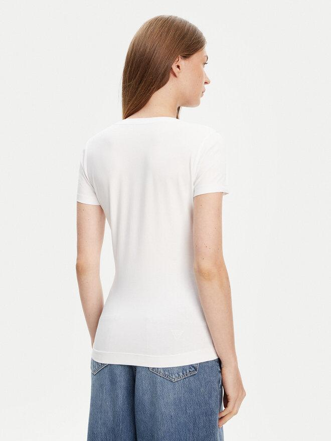 GUESS SS TRIANGLE FLOWERS TEE