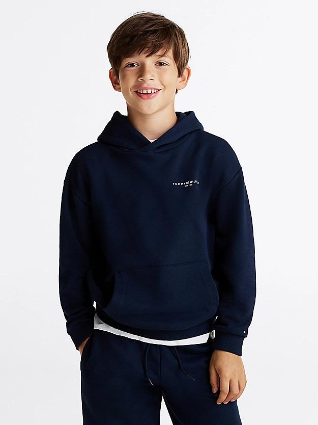 TOMMY HILFIGER U MINI CORP LOGO HOODIE