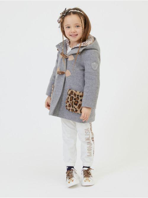 MONNALISA JOGGER CON BANDE MACULATE