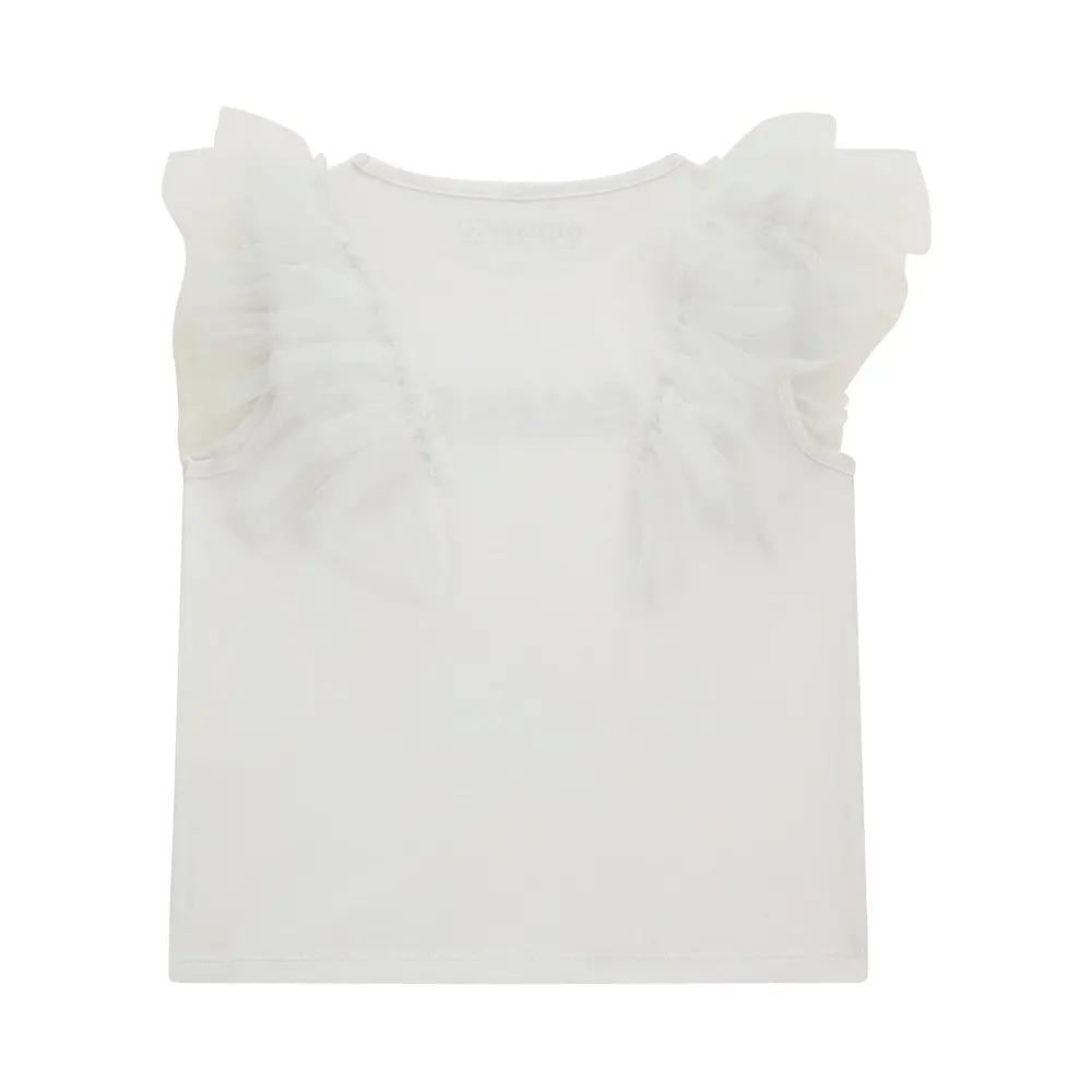 GUESS SS T-SHIRT W/MESH