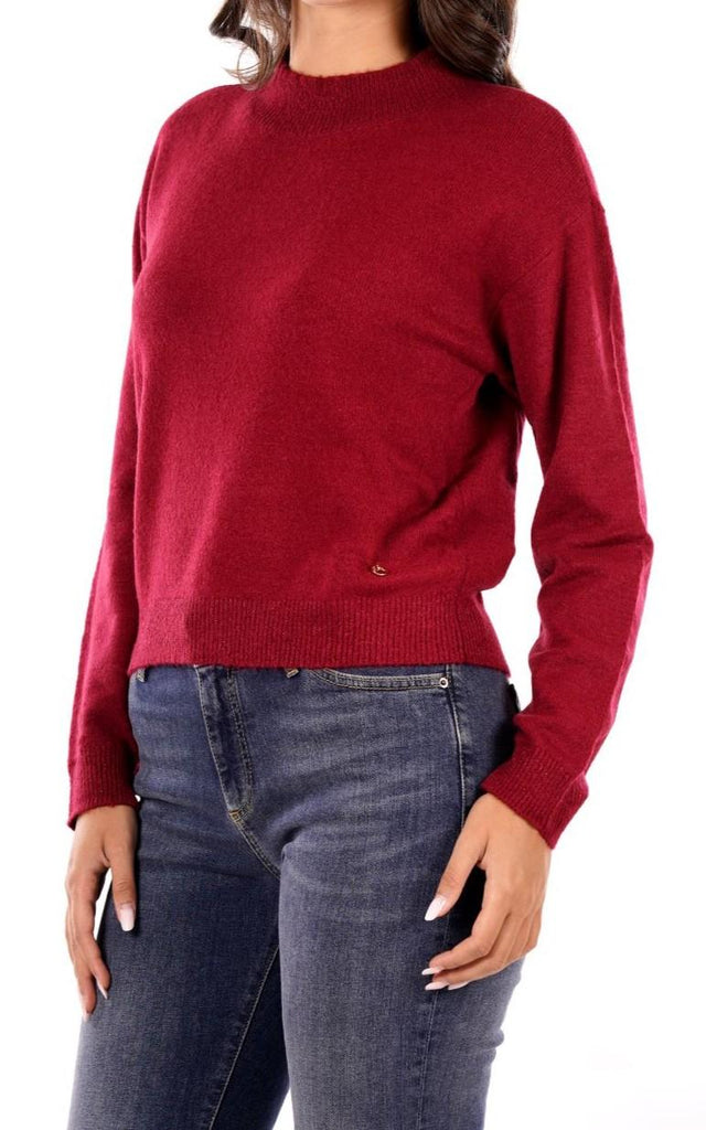 YES ZEE MAGLIA DONNA LUPETTO CROPPED