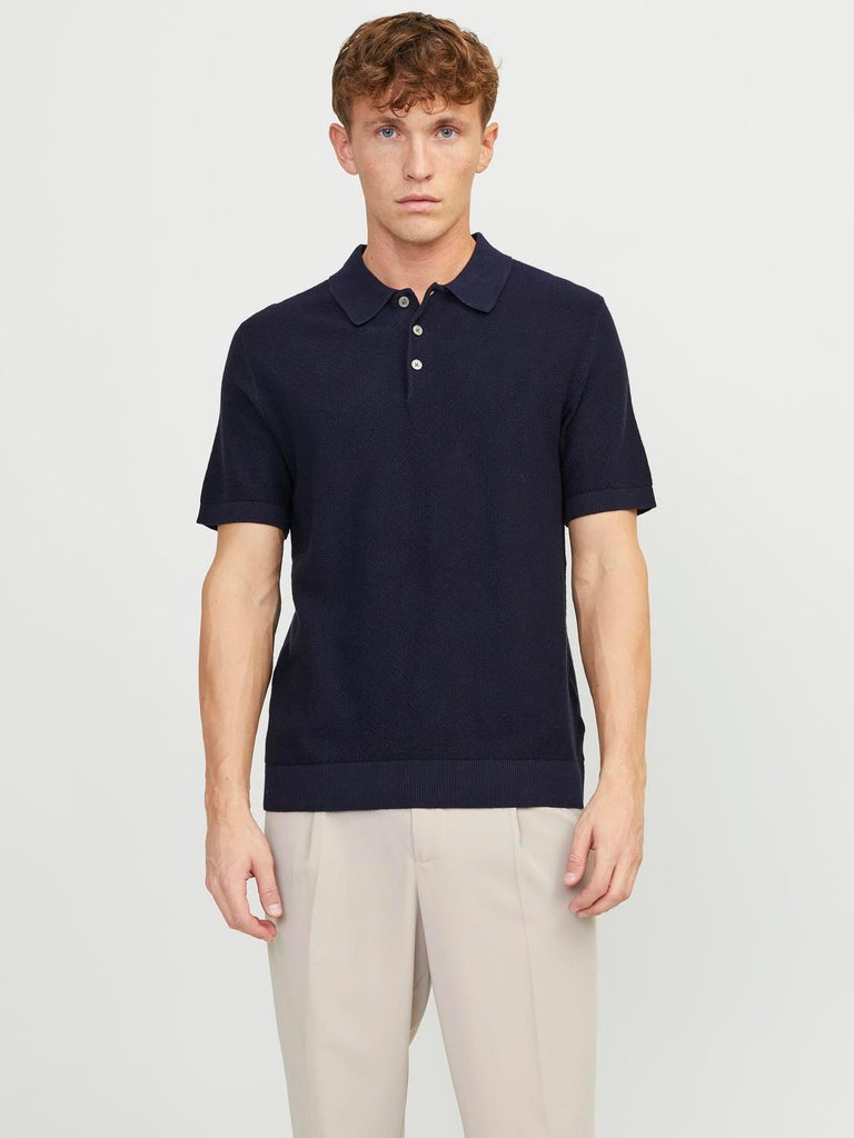 JACK AND JONES JPRBLUSANDRI KNIT POLO SN