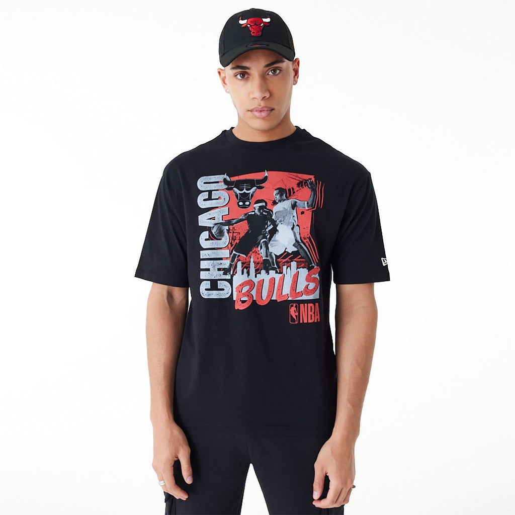 NEW ERA NBA PLAYER GRAPHIC OS TEE CHIBUL  BLKFDR