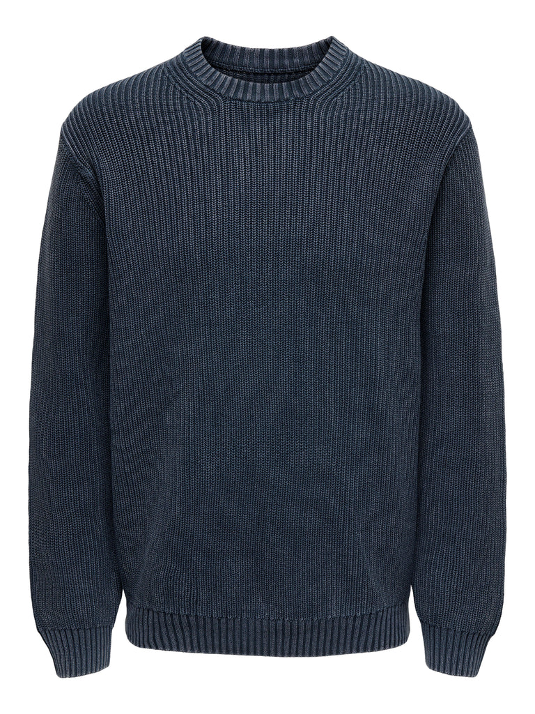 ONLY&SONS ONSROSU VIN 7 WASH CREW KNIT