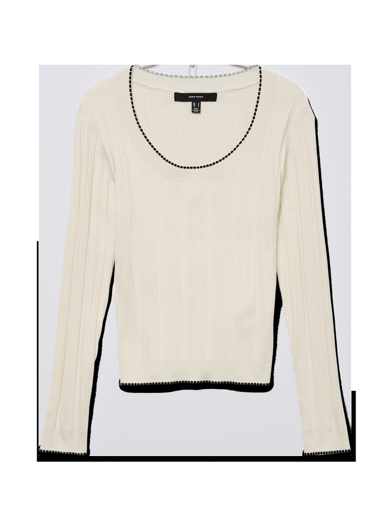 VERO MODA VMNINA LS U-NECK PULLOVER BOO