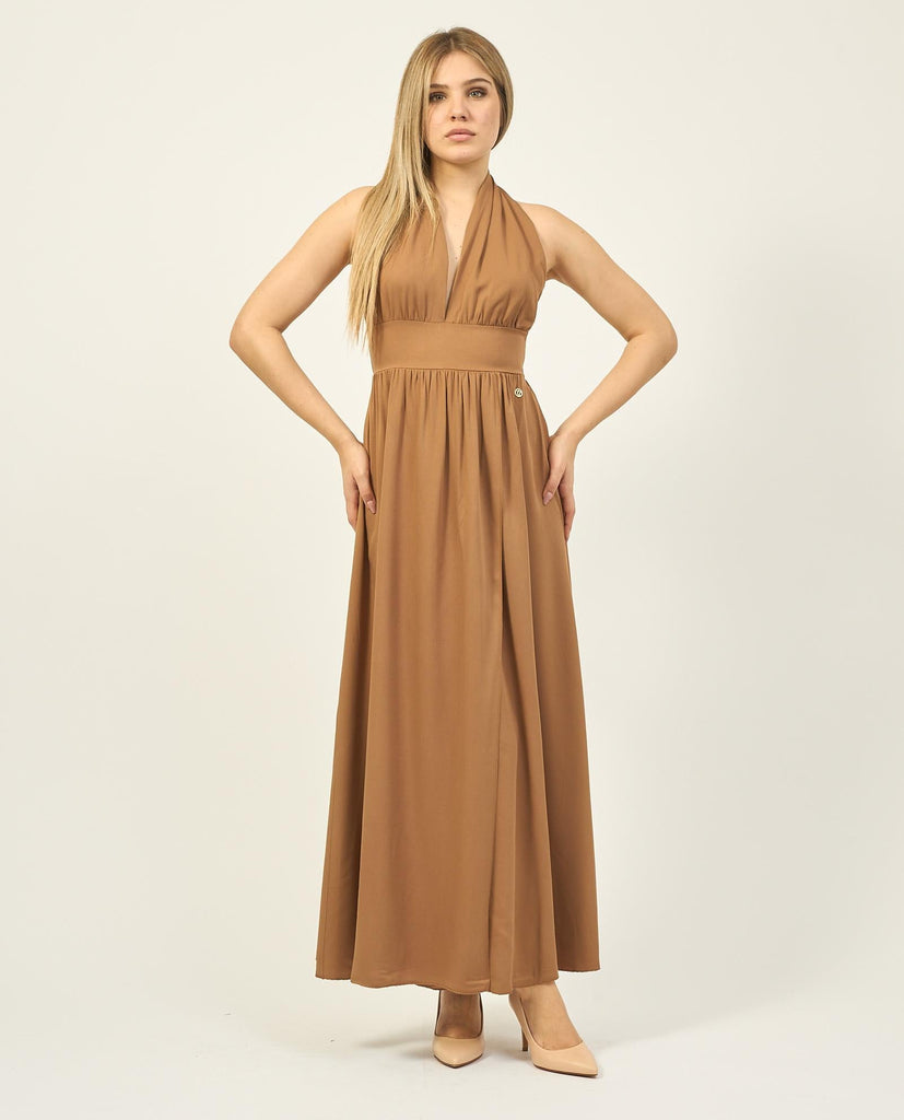 YES ZEE ABITO DONNA LUNGO CON FASCIA ANNODATA DIETRO