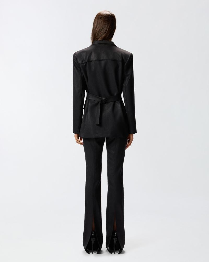 PINKO FAUSTA GIACCA GESSATO LUREX