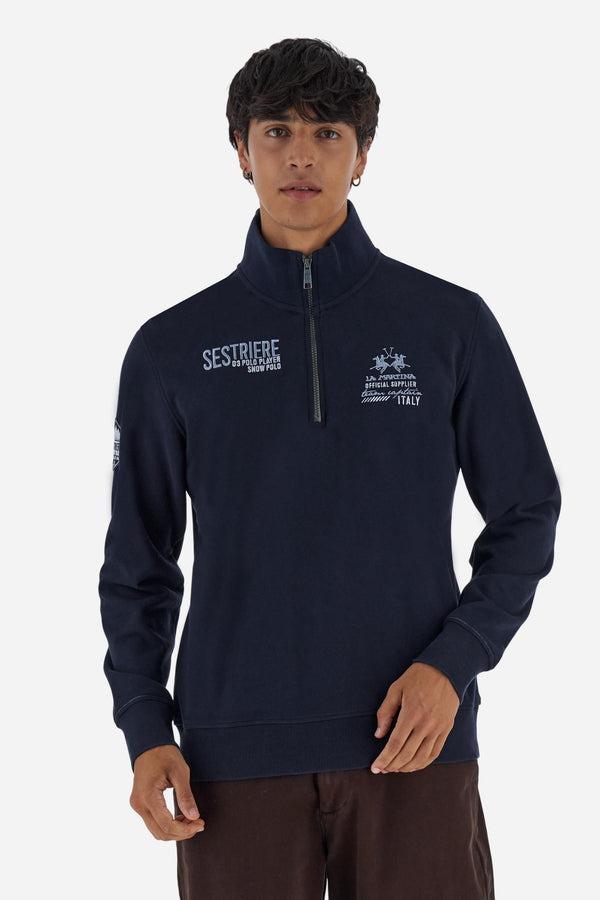 LA MARTINA MAN HALF ZIP SWEATSHIRT HEAVY