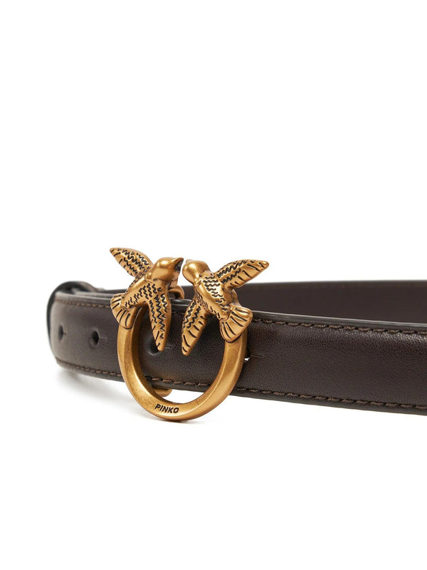 PINKO LOVE BERRY H2 BELT.LOW VITELLO