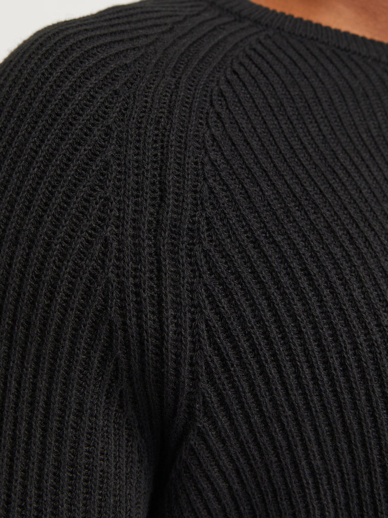 JACK AND JONES JJPANNEL KNIT CREW NECK AW24