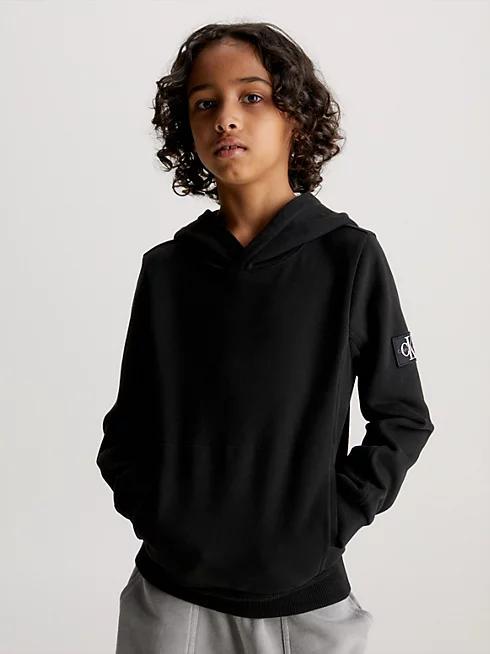 CALVIN KLEIN JEANS BADGE RIB HOODIE