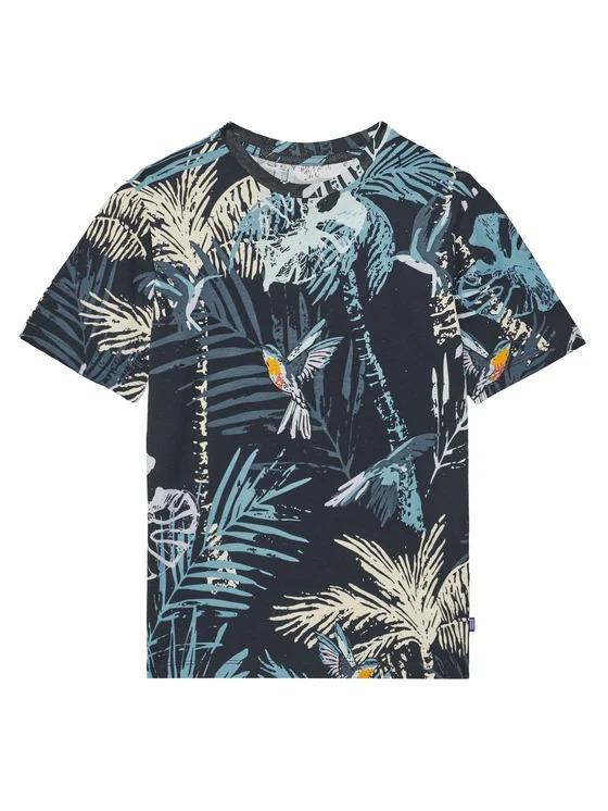 JACK JONES KIDS JJHAWAII AOP TEE SS CREW NECK JNR