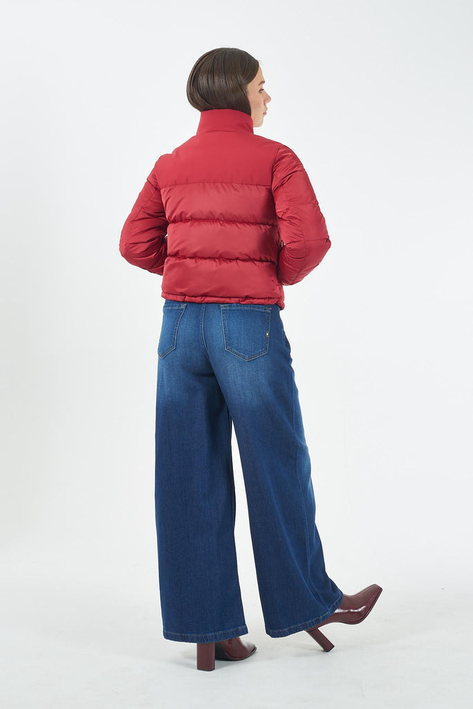 YES ZEE GIUBBINO DONNA CROP,OVER CON PARTI IN SOFTSHELL