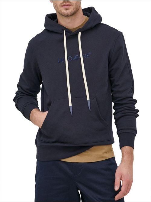 LIU JO FELPA CAPPUCCIO C/LOGO HOODIEJEANS