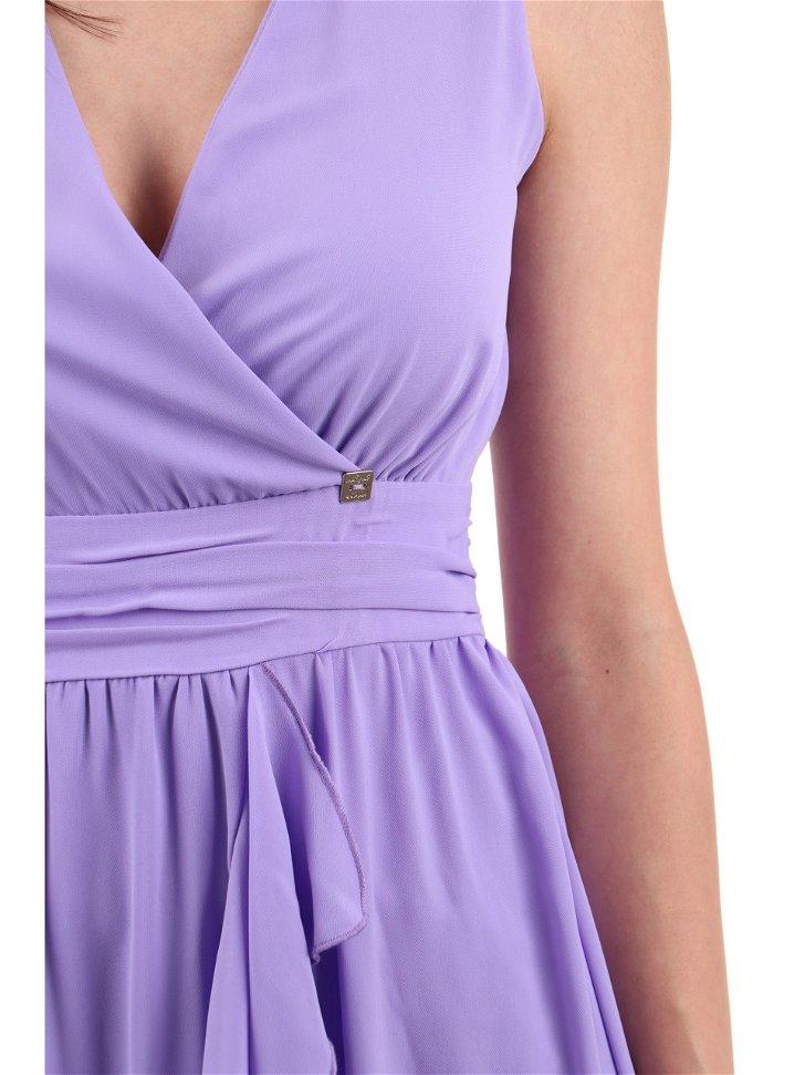 MARKUP ABITO LUNGO IN GEORGETTE CON F