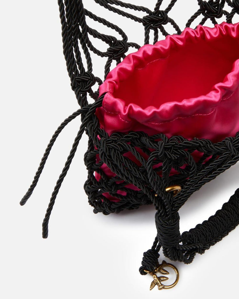 PINKO HANDBAG MINI EVENING NET