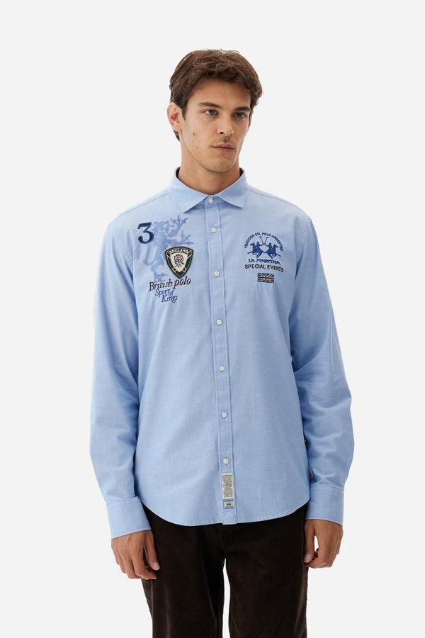 LA MARTINA MAN SHIRT L/S STRETCH OXFORD