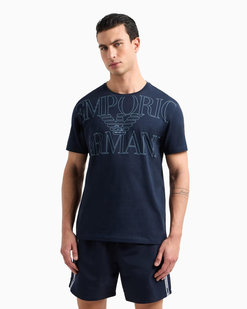 EMPORIO ARMANI T-SHIRT BEACHWEAR