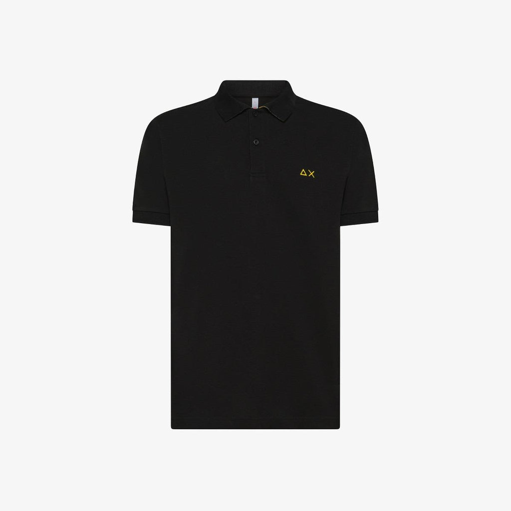 SUN68 POLO PRINT UNDER COLLAR S/S