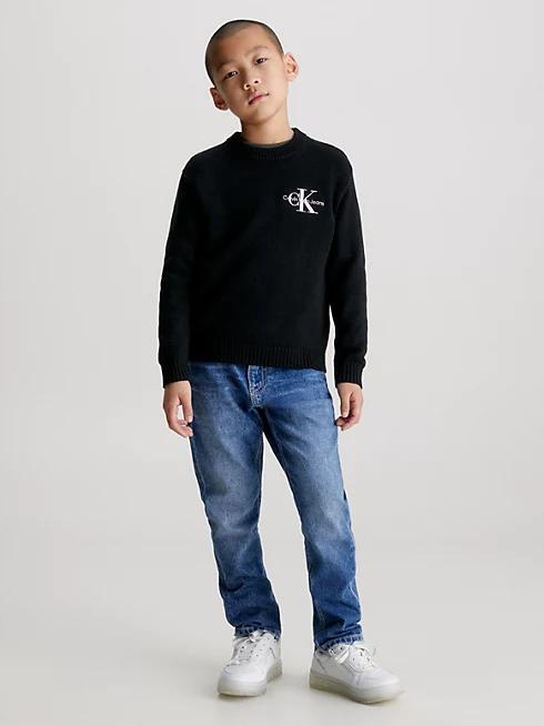 CALVIN KLEIN JEANS ESSENTIAL MONOGRAM SWEATER