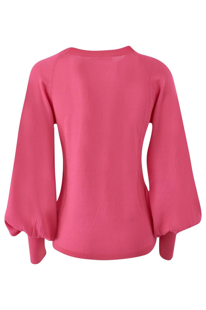 YES ZEE MAGLIA DONNA GIROCOLLO CON POLSO A SBUFFO
